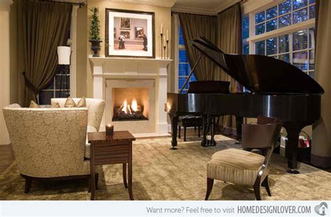 15 Grand Piano Set Ups In Traditional Living Rooms Fox