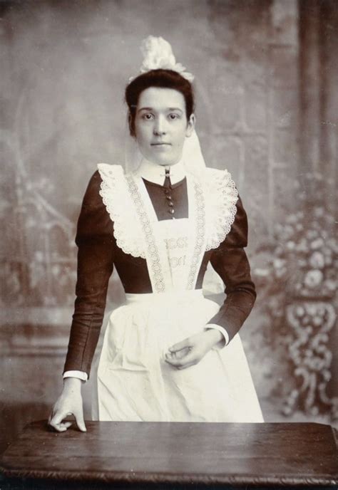 Edwardian Housemaid Victorian Era Fashion Edwardian Era Maid Outfit Maid Dress Vintage