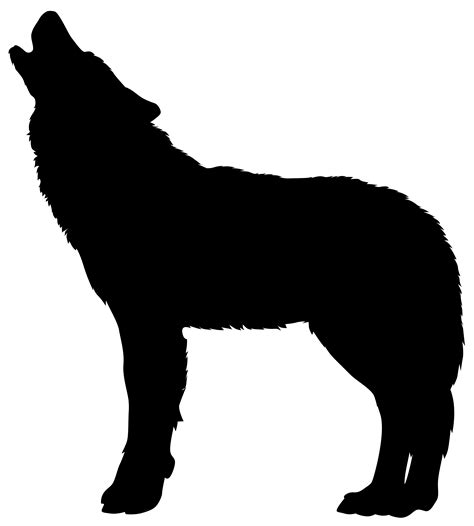 Wolf Silhouette Image Transparent Wolf Howling Free Clip Art