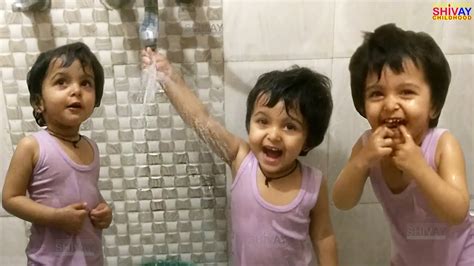 Bath Time Fun Video Baby Bath Video With Shivay Childhood Youtube