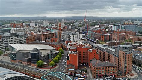 Манчестер сити / manchester city. Manchester, a young city - Downtown in Business
