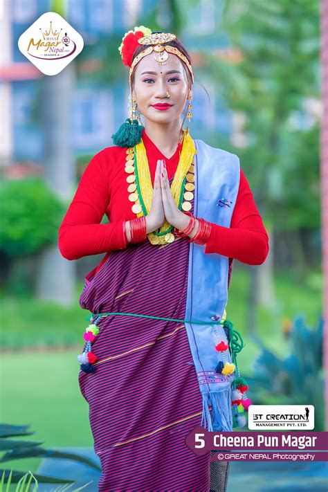 📍 Cheena Pun Magar 📍 Contestant No 5 Miss Magar Nepal