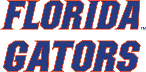 Florida Gators Logo Wordmark Logo Ncaa Division I D H Ncaa D H
