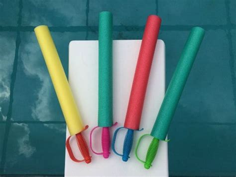 Pool Noodle Swords Perfect For The Summer Pool Noodle Sword Pool