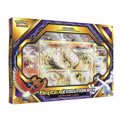 Pokémon Tcg Break Evolution Box Featuring Ho Oh And Lugia Trading