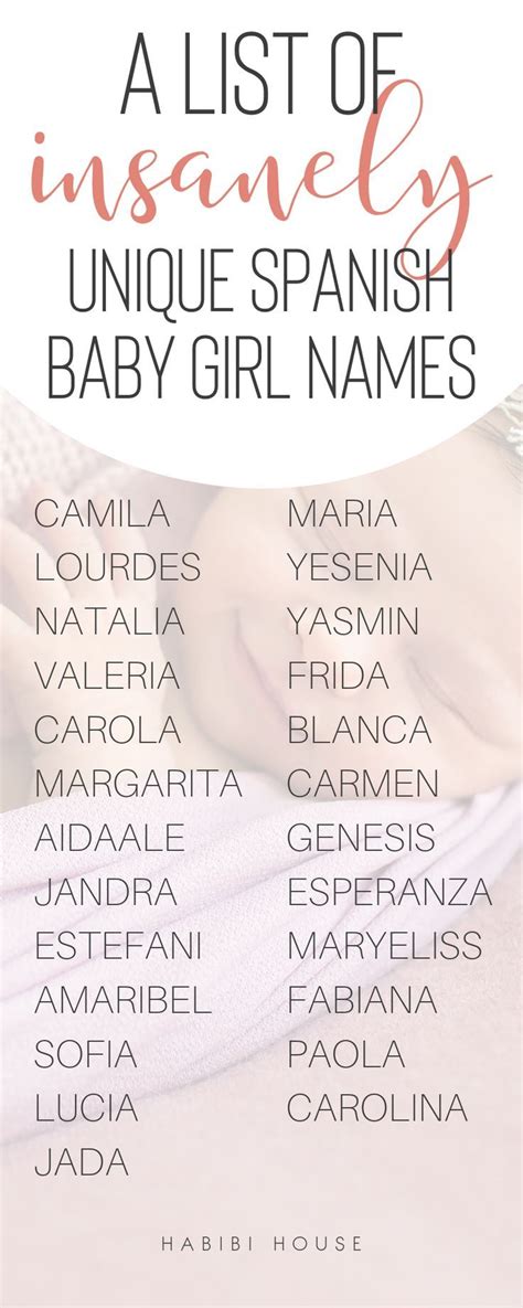 Unique Spanish Names Meaning Behind Name