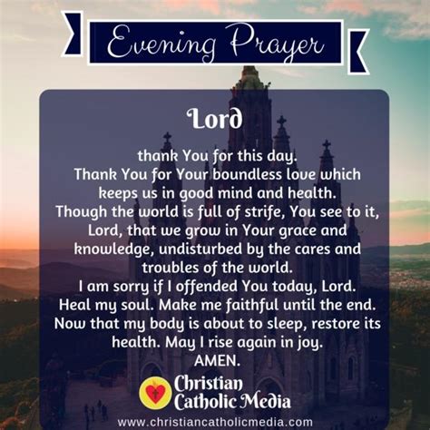 Evening Prayer Catholic Sunday 10 27 2019 Christian Catholic Media