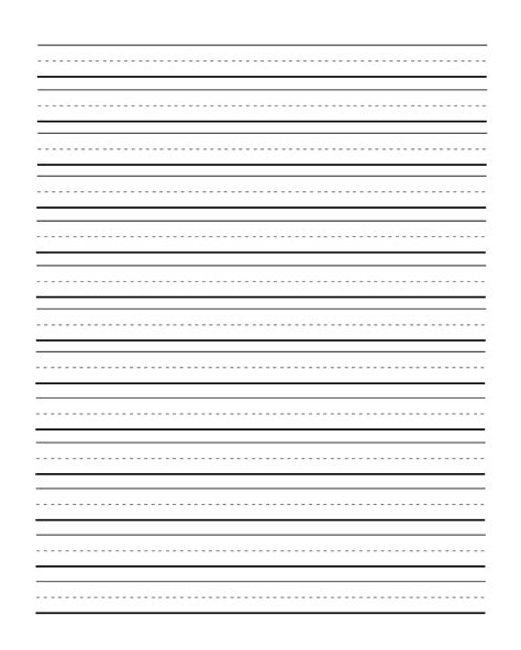 15 Best Images Of Long Lined Paper Worksheets 4th Grade