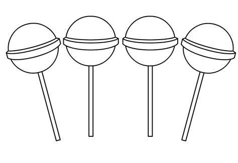 Lollipop coloring pages from sweets and candy coloring pages. Lollipop Coloring Pages - Best Coloring Pages For Kids