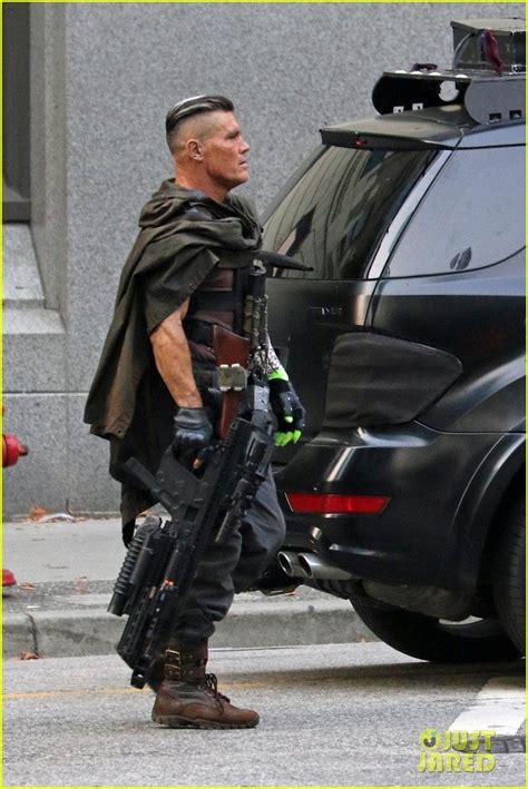 Josh Brolin Spotted In Costume As Cable On Deadpool 2 Set Hair
