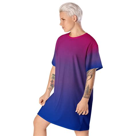 2xs 6xl Ombré Bisexual Flag Dress Bisexual Dress Bi Pride Etsy