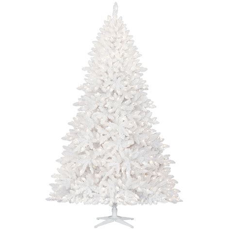 D23 75 Ft Pre Lit Calypso Flocked Christmas Tree At Home