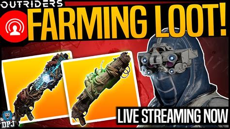 🔴LIVE! OUTRIDERS - LEGENDARY FARMING & END GAME LEVELING UP - Live