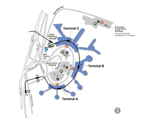 Newark Liberty Airport Map International Airport