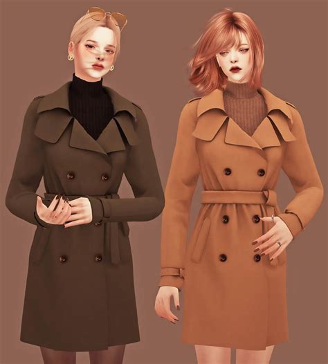 Neo Coat In 2021 Coat Maxis Match Sims 4 Cc Finds