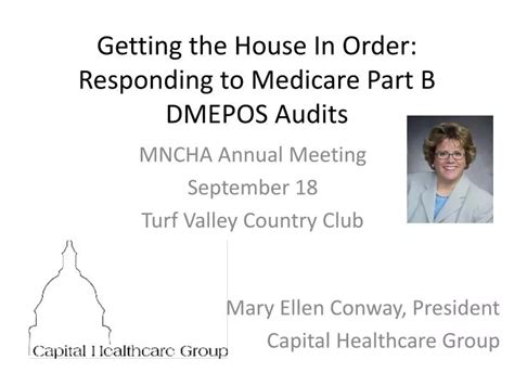 Ppt Getting The House In Order Responding To Medicare Part B Dmepos