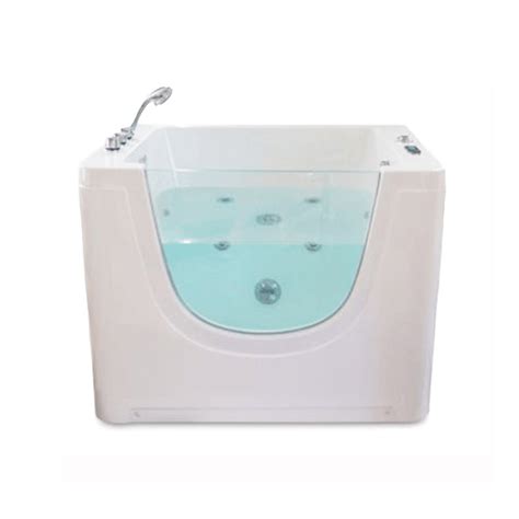 It provides a calm, soothing bathing experience with a gentle waterfall that circulates water to help clean your little one, while keeping baby's back warm and comfortable. Baby Spa Tub Wholesale Newborn Bath Tub Bubbling spa & Shower