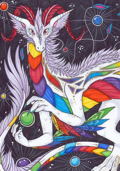Elder Rainbow Dragon By Galaxywings Art On Deviantart