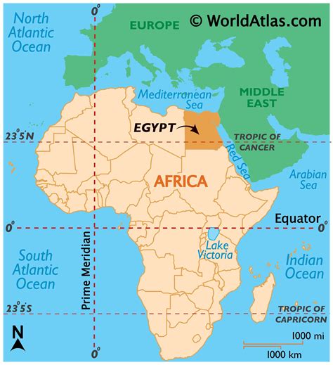 Map Of Where Egypt Is Located The World Map