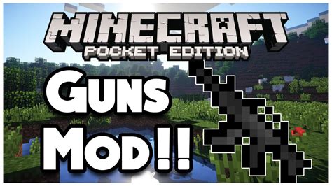 Guns In Mcpe Minecraft Pe Pocket Edition Youtube