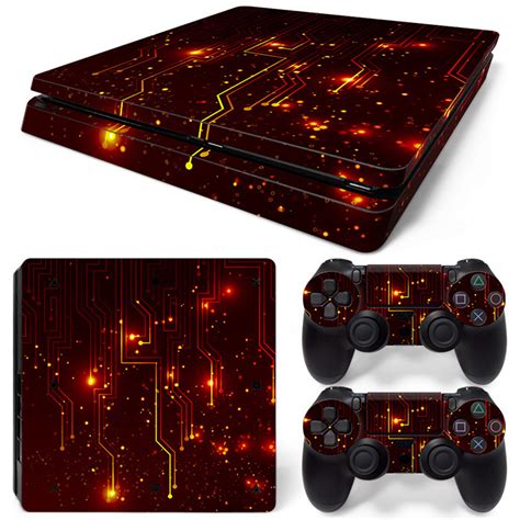 Cpu Red Ps4 Slim Console Skins Ps4 Slim Console Skins Consoleskins
