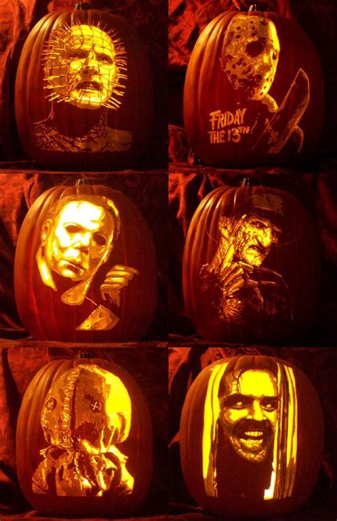 20 Pumpkin Carving Horror Movie Decoomo