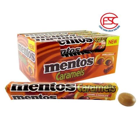 Fsc Mentos Caramel And Chocolate Candy 18stick X 37gm Shopee Malaysia