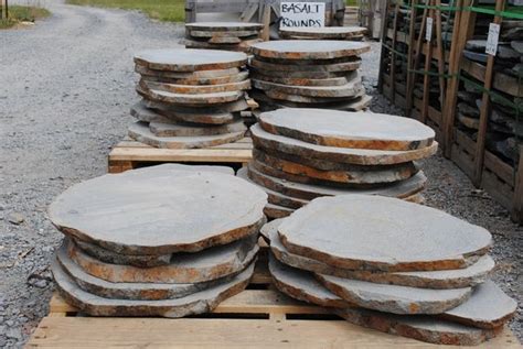 Halquist stone carries top quality decorative stone for your planting beds! Large bluestone stepping stones. Lay directly in soil or ...