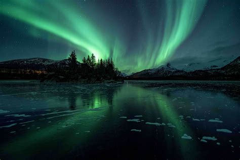 Aurora Borealis Northern Lights Iceland Photographic Art