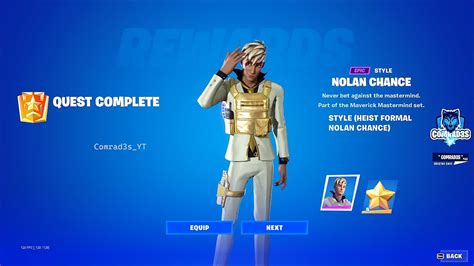 Fortnite Complete Nolan Chances Snapshot Quests How To Easily