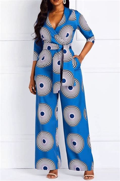 Ladies Check Out Glamorous African Print Jumpsuits Prime News Ghana