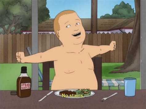 No Stains King Of The Hill Eating King Of The Hill Character Sketch Bobby Hill