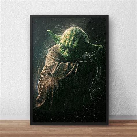 Yoda Yoda Poster Yoda Print Star Wars Art By Troutlifestudio Yoda