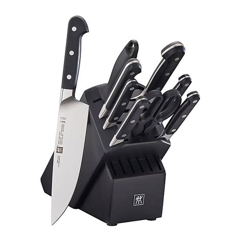 A great set of knives. Zwilling® J.A. Henckels Pro Rubberwood Knife Block Set in ...