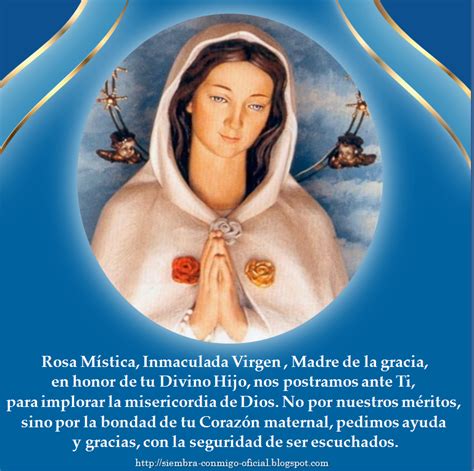 Maria Rosa MÍstica Oraciones A Maria Mistica Imágenes Catolicas