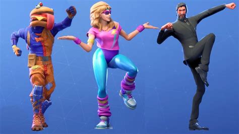 Fortnite All Dances Season 1 5 Updated To Work It Out Youtube