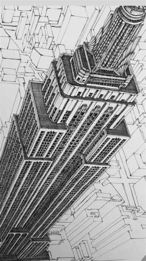 Pin By Hunter Day On Sketchbook Perspective Drawing Architecture