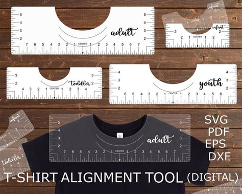 t shirt alignment tool svg glowforge files printable pdf etsy t shirt shirts svg