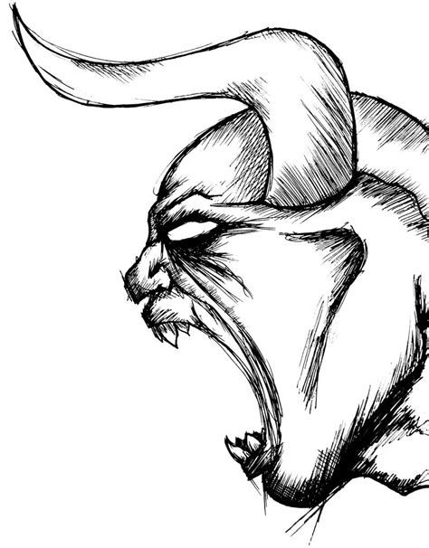 Demonic Sketch 1 By Mindofthemasons On Deviantart