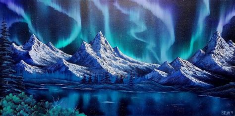 The Final Results Of A Request For Northern Lights And Mountains Its