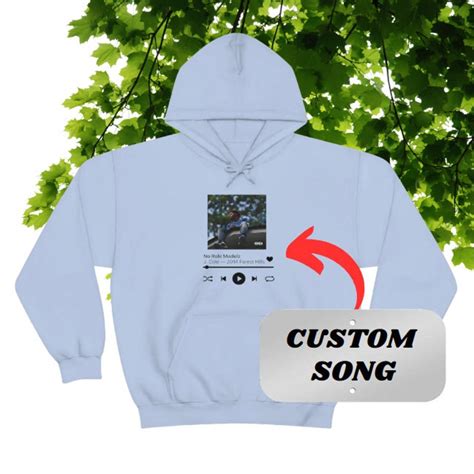 Customizable Spotify Song Album Cover Hoodie Etsy