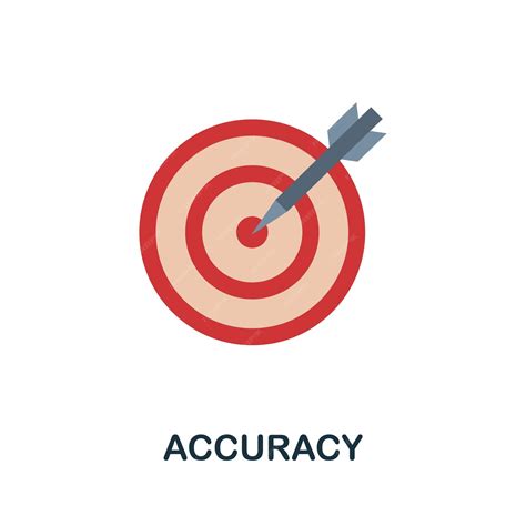Premium Vector Accuracy Icon Simple Element From Core Values