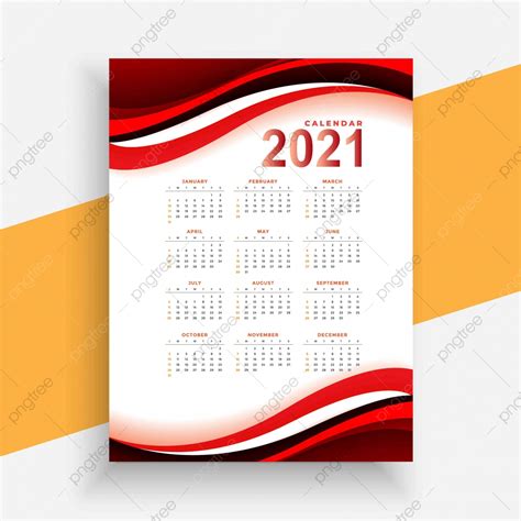 Abstrak Kalender Tahun Baru 2021 Templat Untuk Unduh Gratis Di Pngtree
