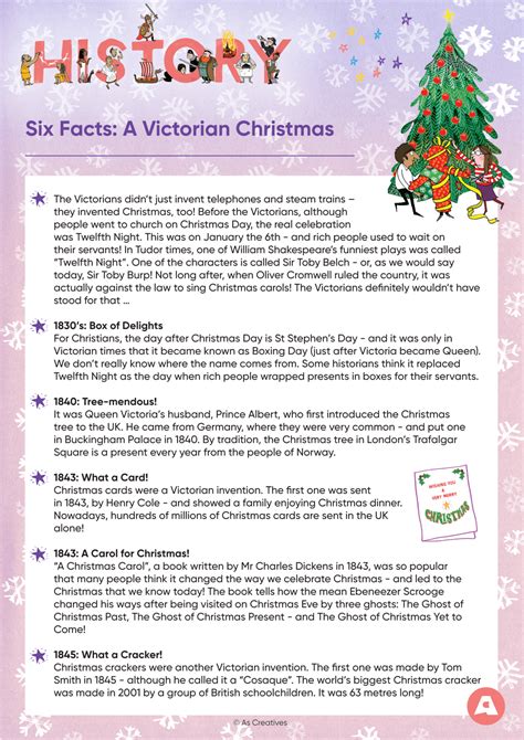 Christmas Teaching Resource A Victorian Christmas As Creatives