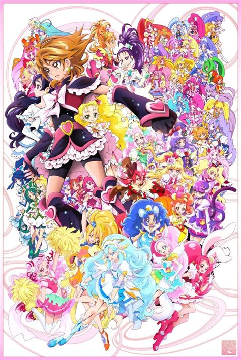 As Voted by the Fans, the Top Five Series of 'Pretty Cure'!