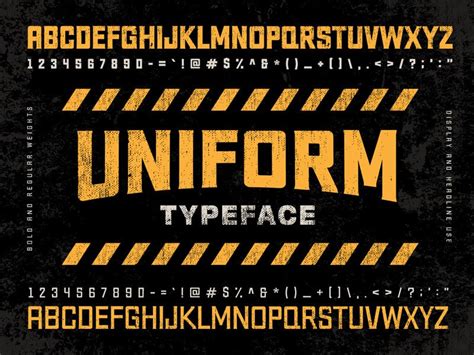Download Uniform Regular Font