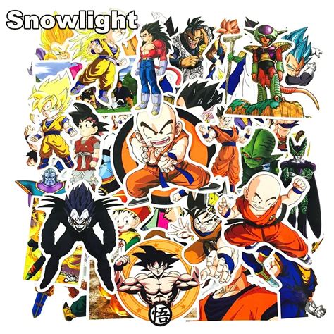 Buy 100pcslot Anime Dragon Ball Stickers Super Saiyan