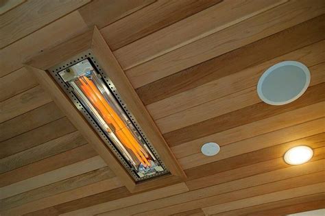 We carry top brands such as: recessed infratech heater in tongue-and-groove wood ...