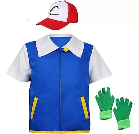 Fantasiacosplay De Ash Ketchum Pokémon Infantil E Adulto Parcelamento Sem Juros