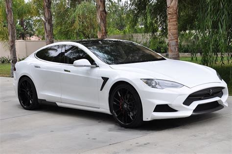 White Elizabeta Tesla Model S By Larte Design Is Stunning 2 미래의 자동차